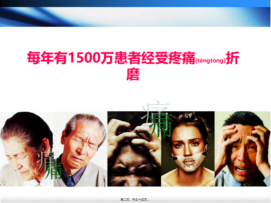 2022年医学专题—控制癌痛是我们的责任.ppt_第2页