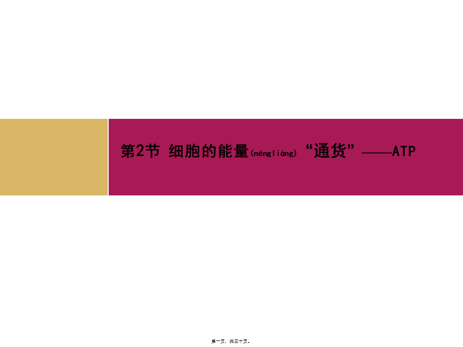 2022年医学专题—第55.2细胞的能量供应和利用.ppt_第1页