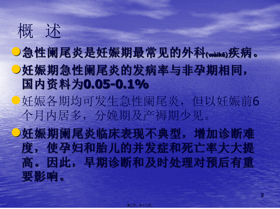 2022年医学专题—妊娠合并急性阑尾炎-.ppt_第2页