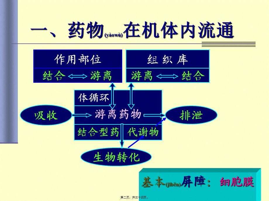 2022年医学专题—第01篇3-药代学.ppt_第2页