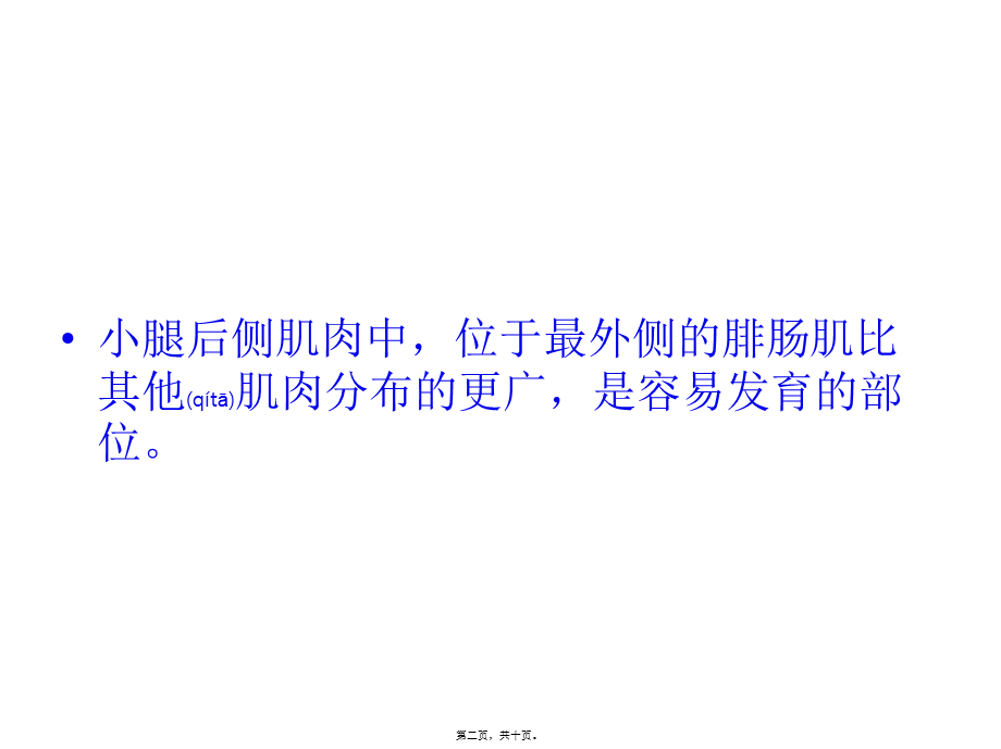 2022年医学专题—小腿肌肉6-韩国原辰整形外科.pptx_第2页