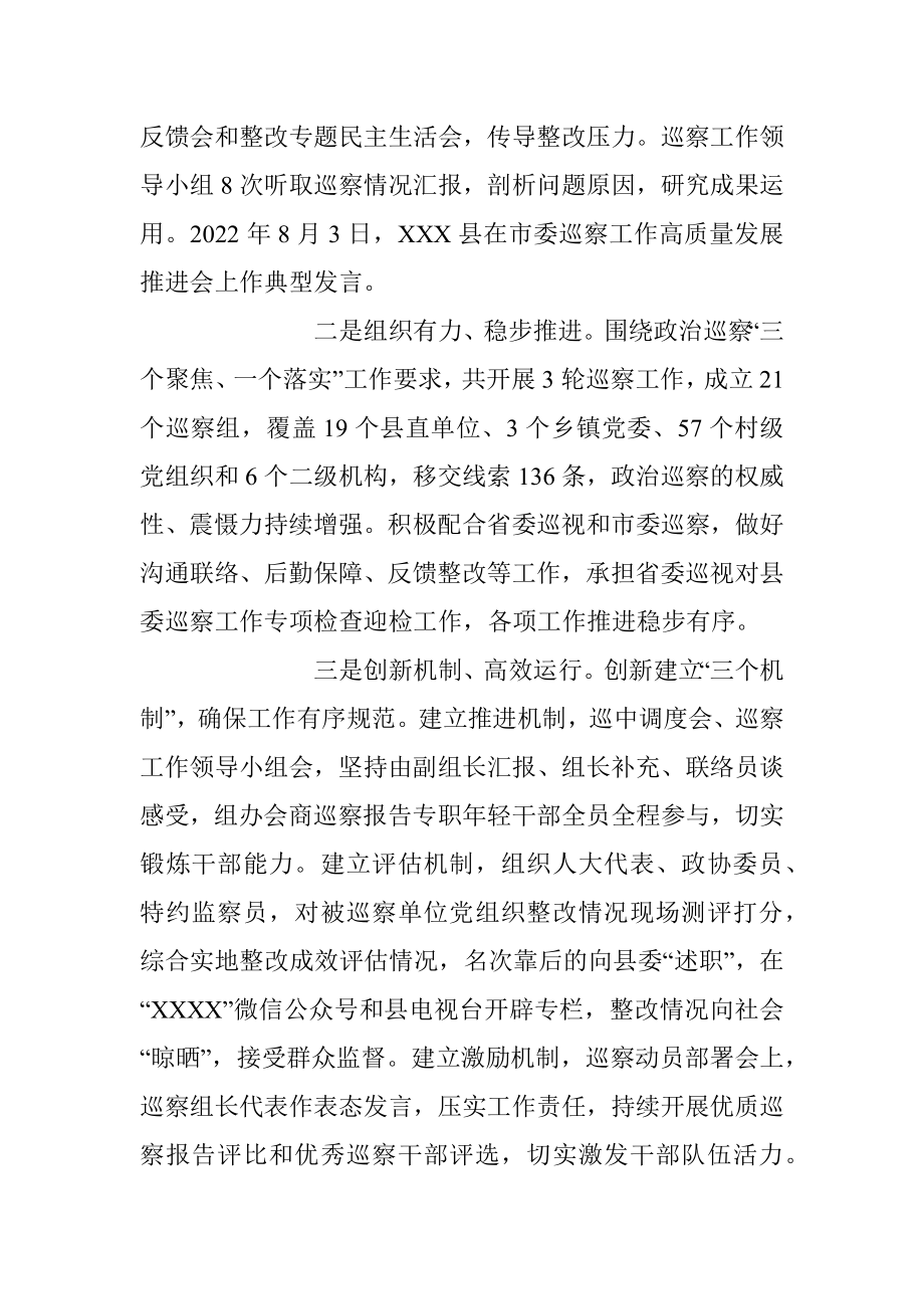 2023年XX县委巡察工作会议暨巡察工作动员部署讲话稿.docx_第2页