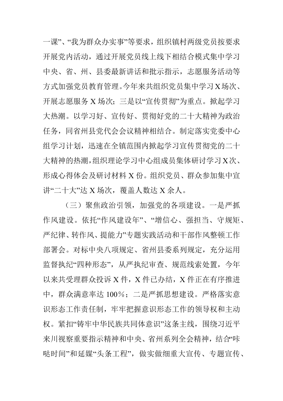 2023年乡镇党委书记年度各项工作述职报告.docx_第2页