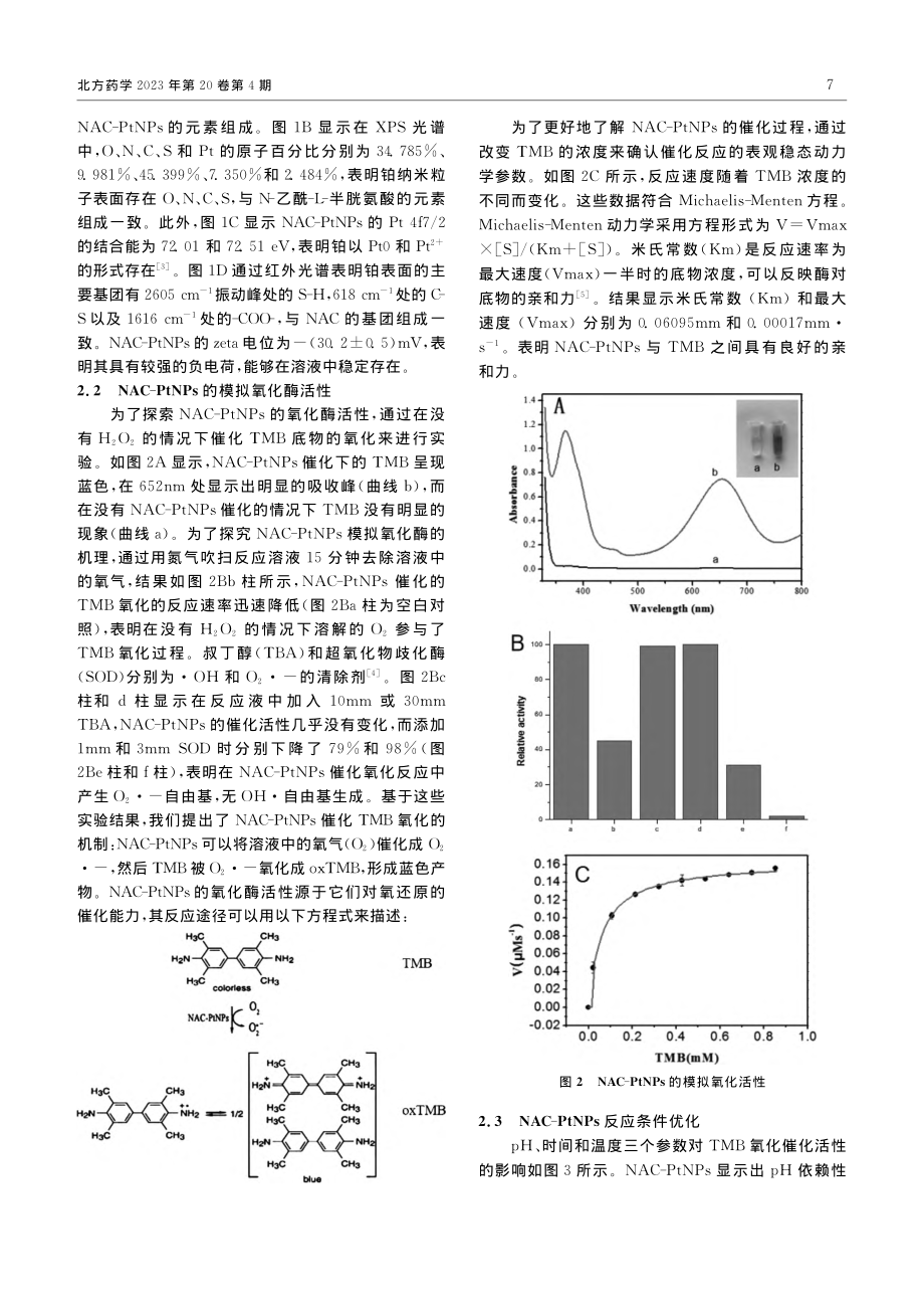 基于乙酰半胱氨酸修饰的铂纳...拟生物氧化酶活性及检测应用_林晓昀.pdf_第3页