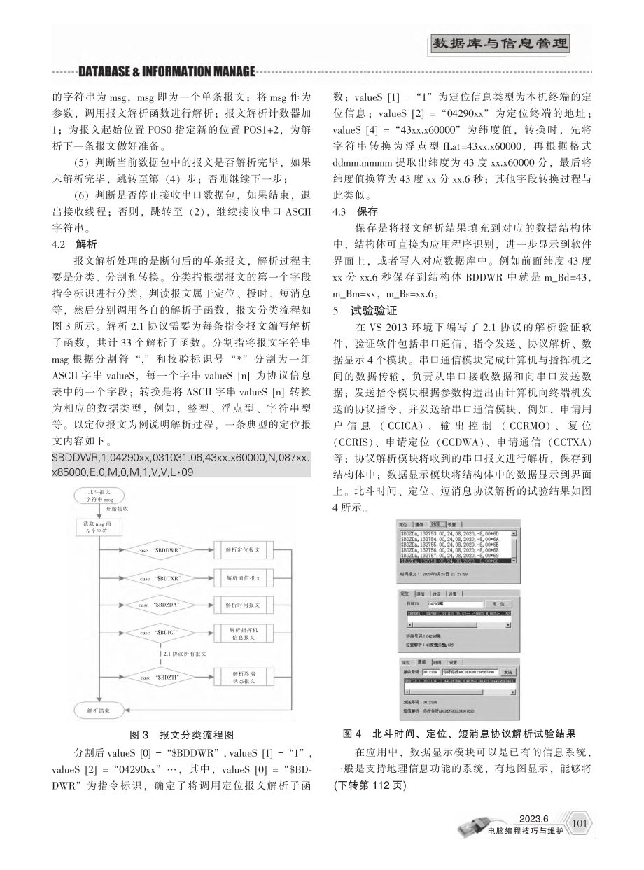 北斗终端数据接口协议解析与实现_邢厚子.pdf_第3页