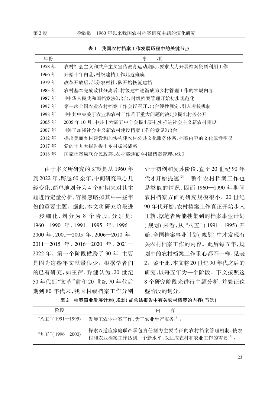 1960年以来我国农村档案研究主题的演化研究_徐欣欣.pdf_第3页