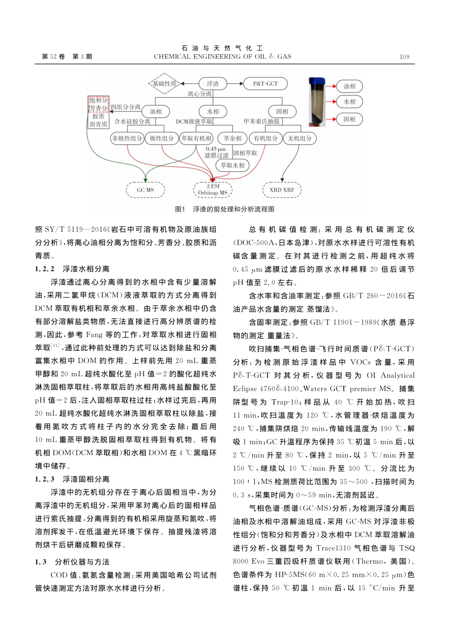 炼化污水处理厂浮渣及其有机分子组成解析_姜越.pdf_第3页