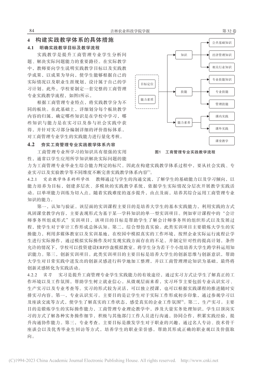 普通高等院校工商管理专业实践教学体系构建_张彦.pdf_第3页