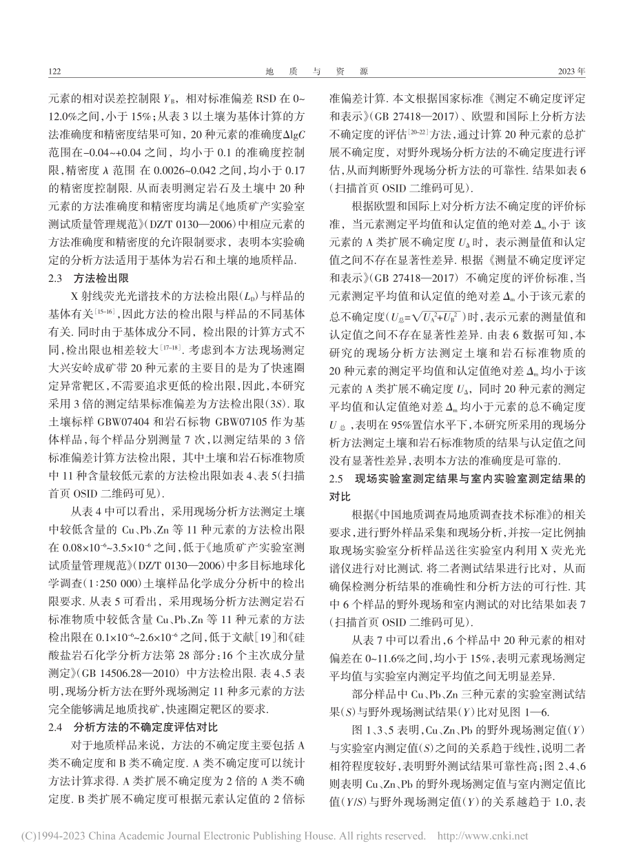 能量色散X射线荧光光谱法现场测定地质样品中20种元素_李丽君.pdf_第3页