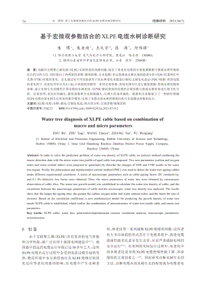 基于宏微观参数结合的XLPE电缆水树诊断研究_朱博.pdf