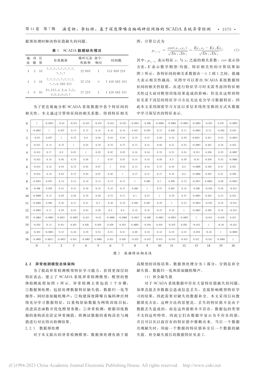 基于深度降噪自编码神经网络的SCADA系统异常检测_满雯妍.pdf_第3页