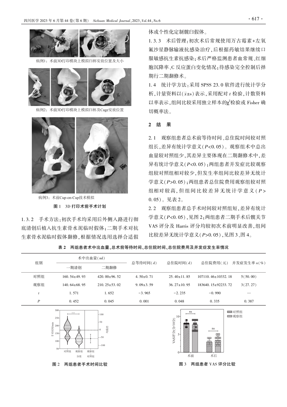 3D打印技术在复杂慢性髋关节假体周围感染中的临床研究_王洪平.pdf_第3页