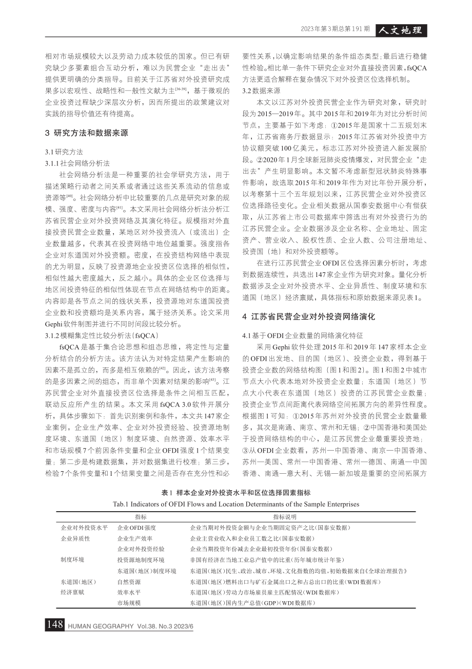 江苏民营企业对外投资区位选择与驱动因素分析_徐海英.pdf_第3页