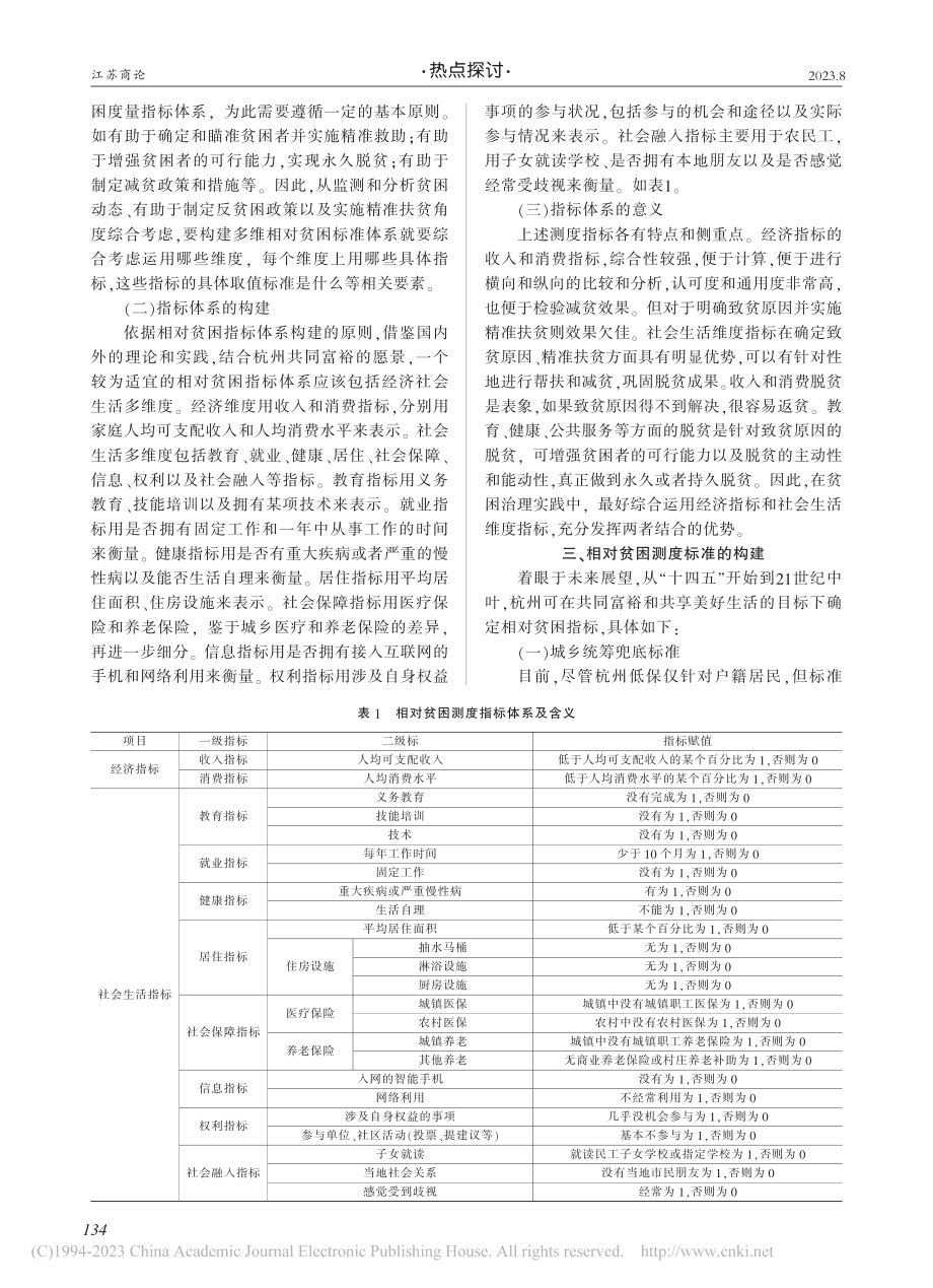 共同富裕背景下相对贫困测度...基于杭州现实和共同富裕展望_张清霞.pdf_第2页