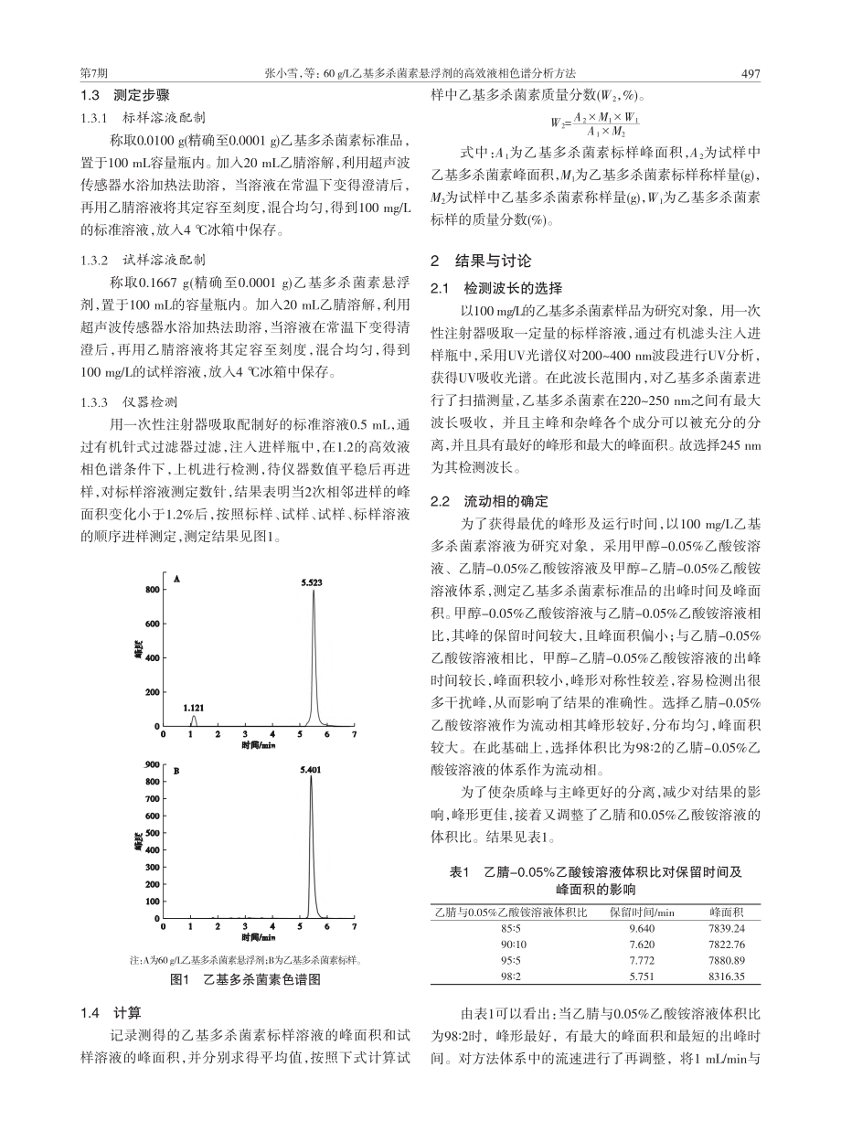 60_g_L乙基多杀菌素悬浮剂的高效液相色谱分析方法_张小雪.pdf_第2页