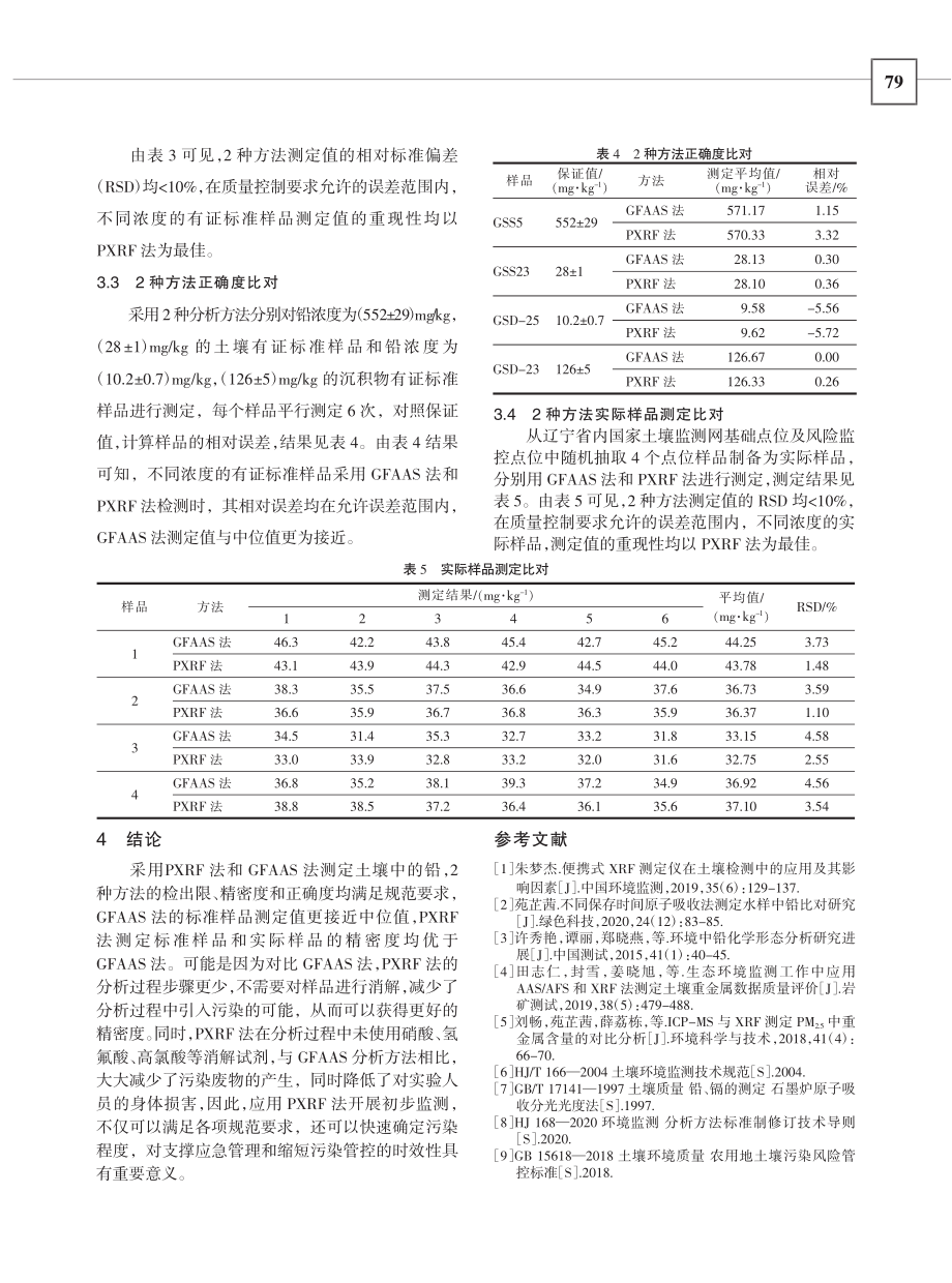 PXRF法测定土壤中铅的应用研究_刘畅.pdf_第3页