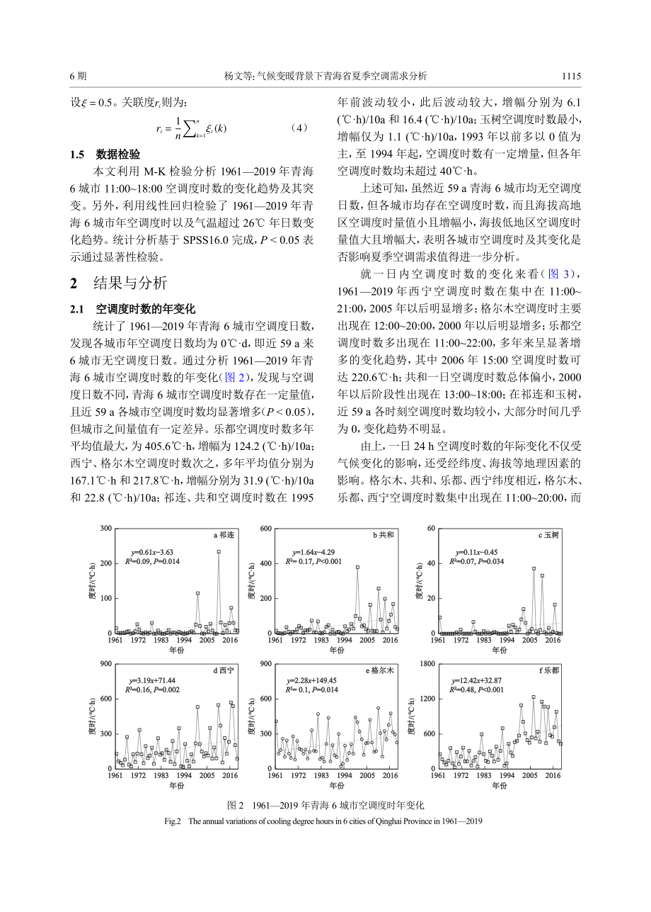 气候变暖背景下青海省夏季空调需求分析_杨文.pdf_第3页