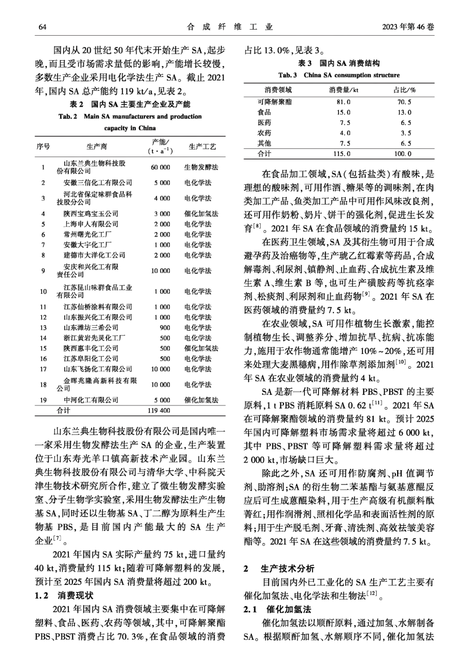 1%2C4-丁二酸市场与生产技术分析.pdf_第2页