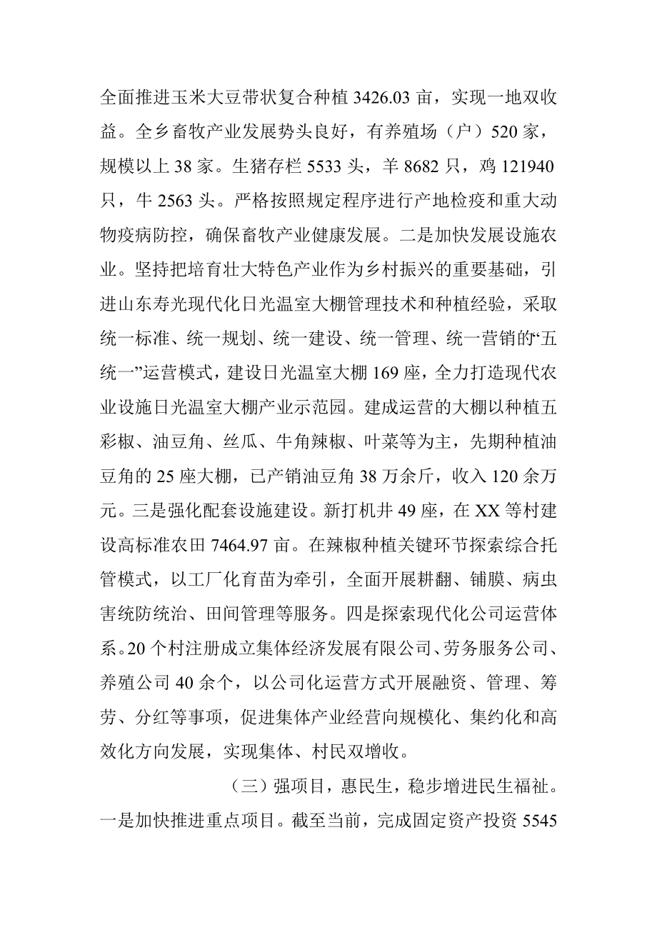 关于2023年某乡镇上半年工作总结及下半年工作计划.docx_第3页