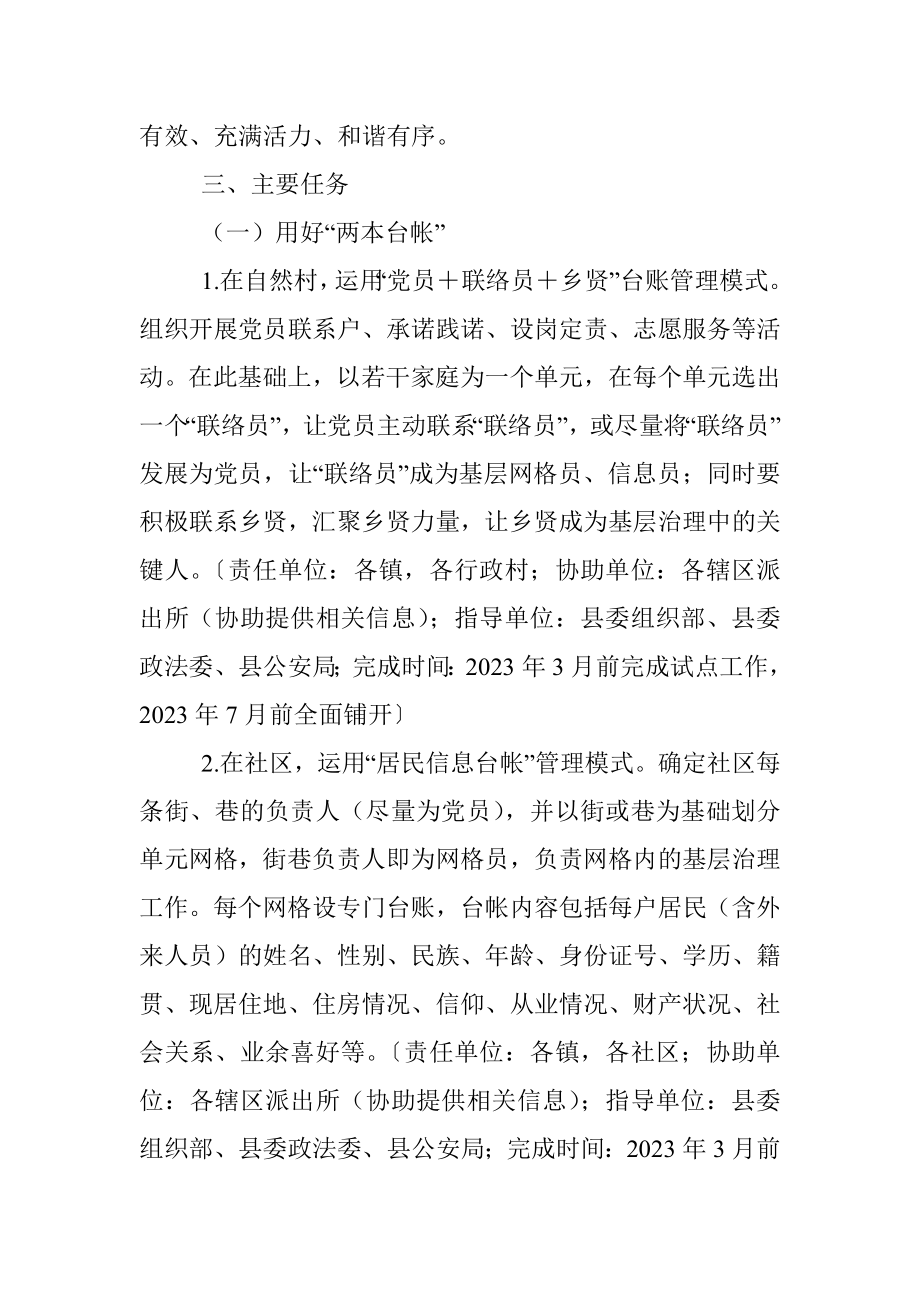 2023年XX县“基层党建＋社会综合治理”工作方案.docx_第2页