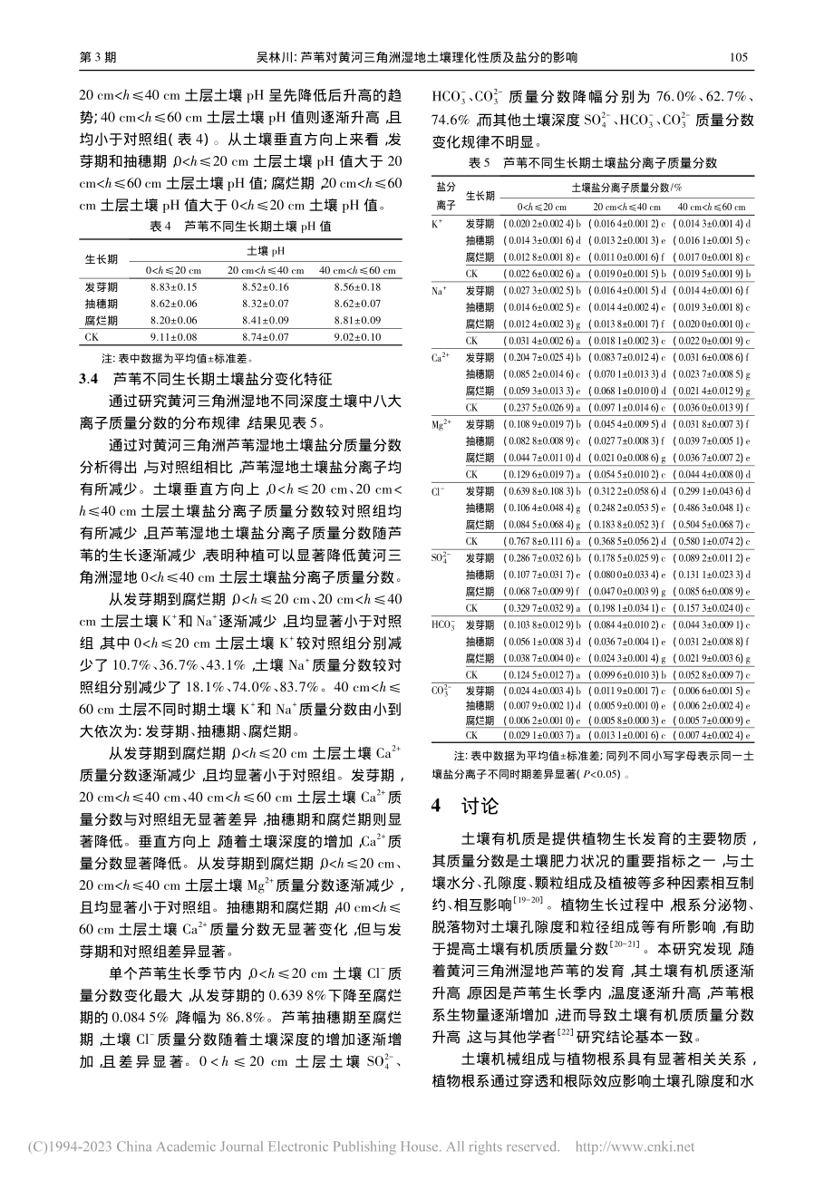 芦苇对黄河三角洲湿地土壤理化性质及盐分的影响_吴林川.pdf_第3页