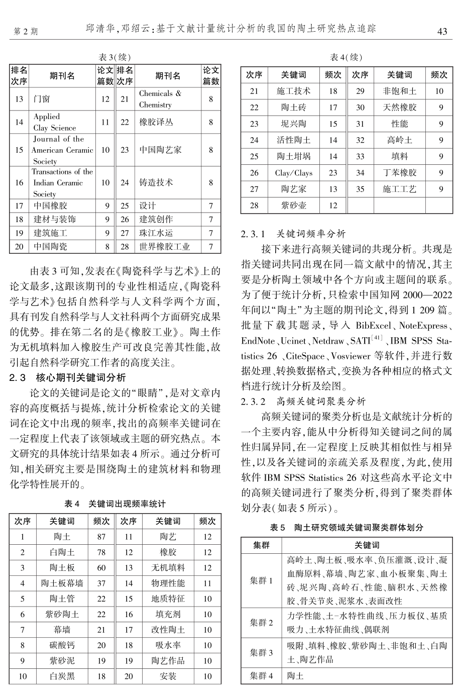 基于文献计量统计分析的我国的陶土研究热点追踪.pdf_第3页