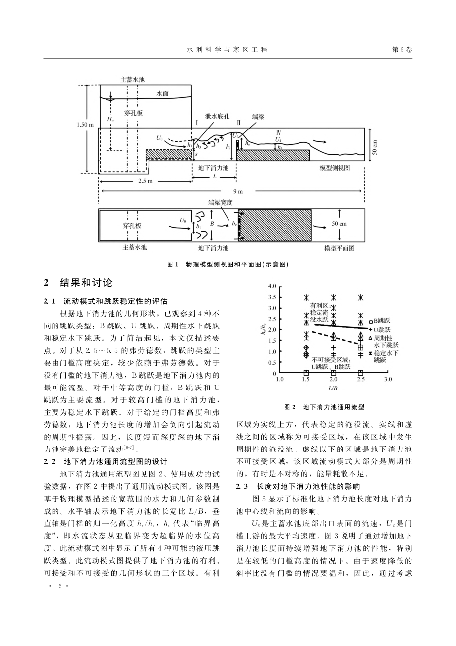 防洪大坝下游地下消力池流场特征研究_孟德昭.pdf_第2页