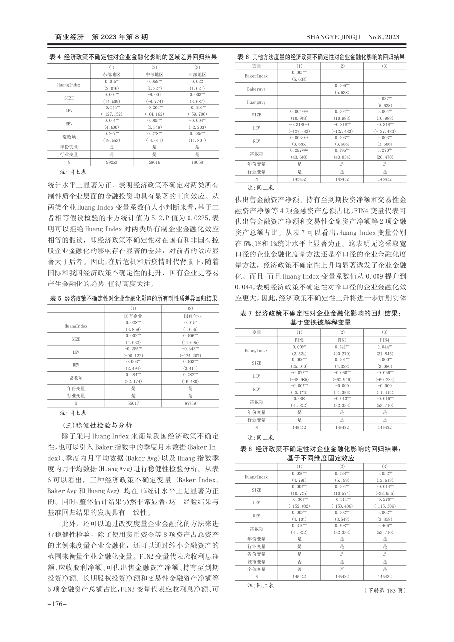 经济政策不确定性对实体企业金融化的影响_李鸿.pdf_第3页