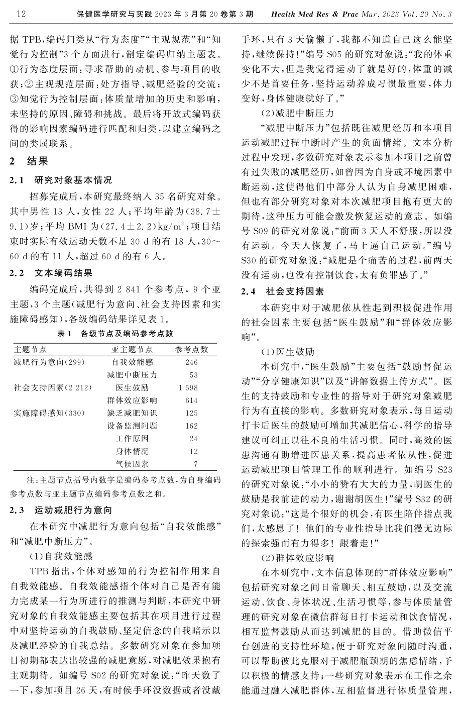 基于可穿戴设备的运动减肥项目研究对象依从性影响因素定性研究.pdf_第3页