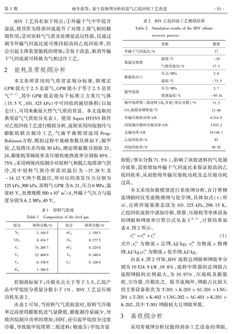 基于高级%5B火用%5D分析的富气乙烷回收工艺改进.pdf_第3页