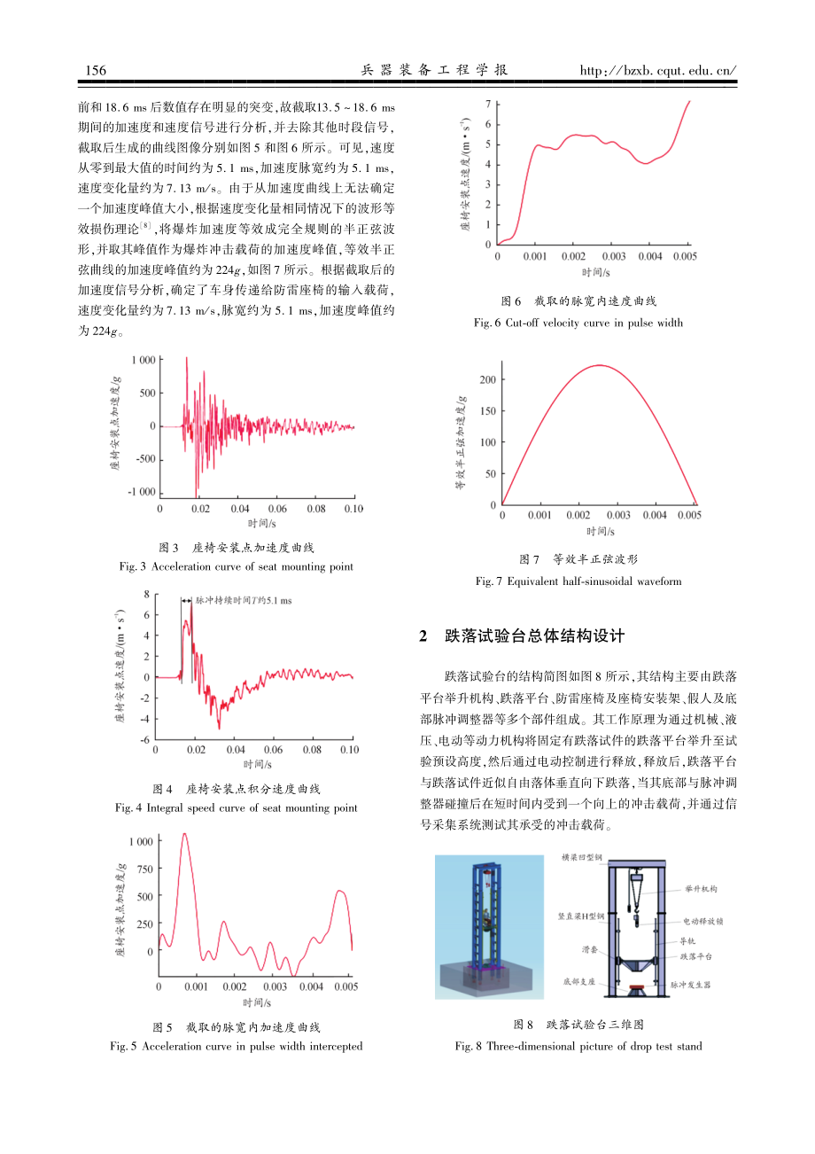 模拟爆炸冲击载荷的防雷座椅跌落试验研究.pdf_第3页