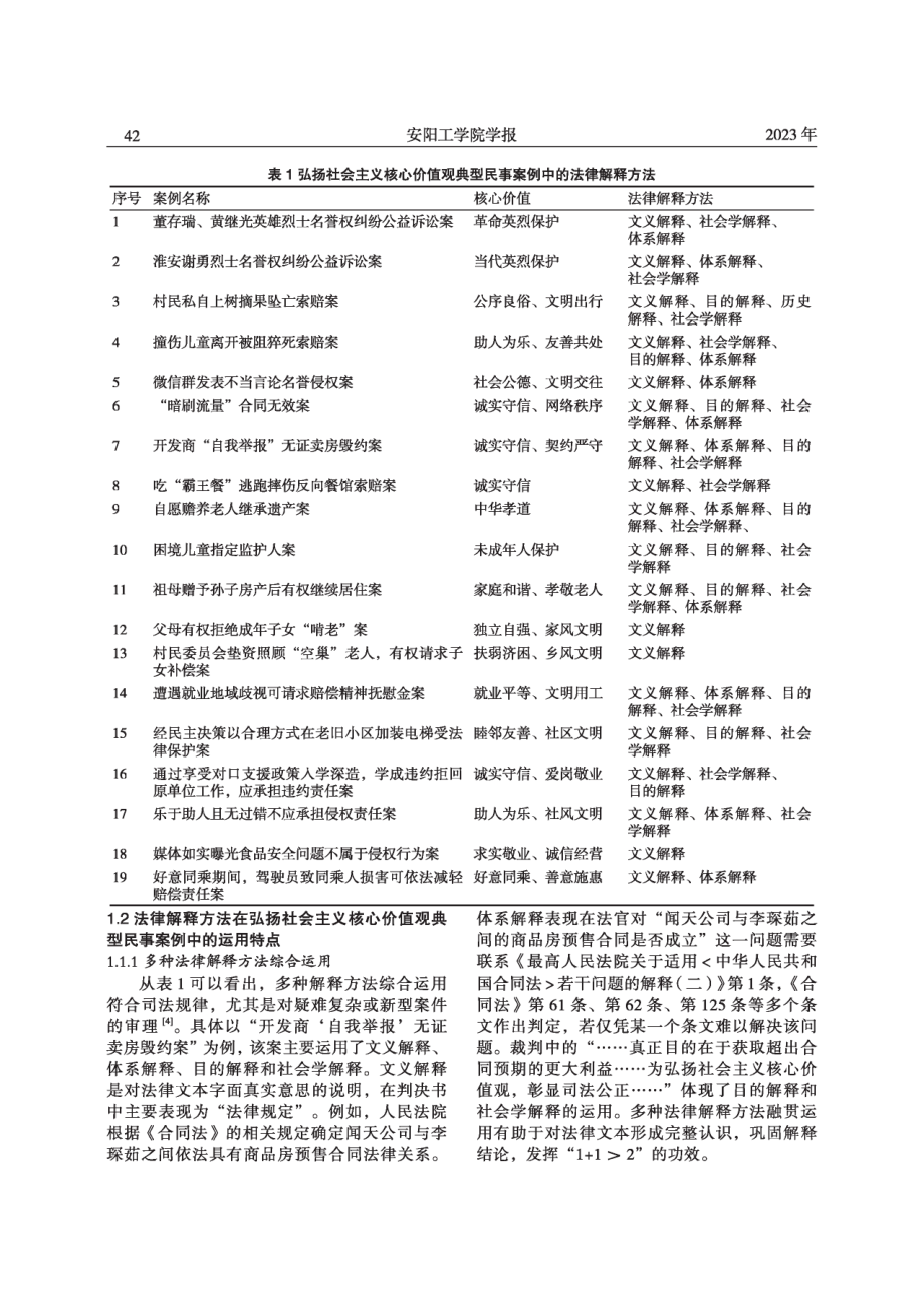 法律解释方法在民事裁判中的运用——以弘扬社会主义核心价值观典型民事案例为例.pdf_第2页