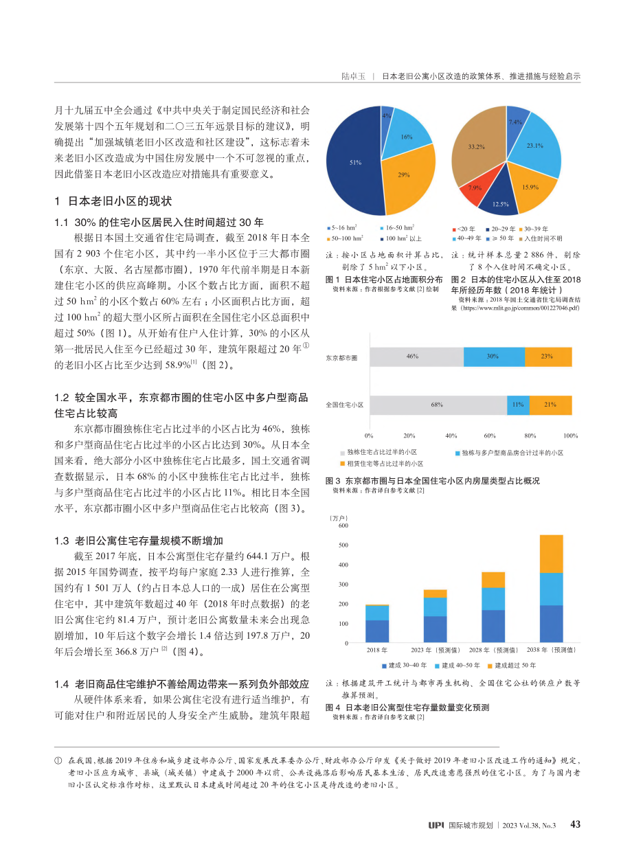 日本老旧公寓小区改造的政策体系、推进措施与经验启示_陆卓玉.pdf_第2页