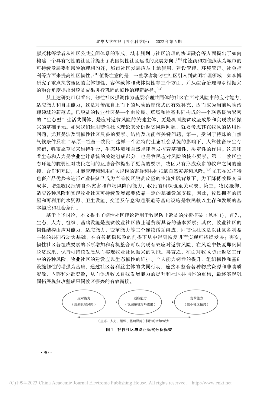 韧性社区视域下脱贫牧民返贫...古A嘎查的脱贫攻坚实践为例_张群.pdf_第3页