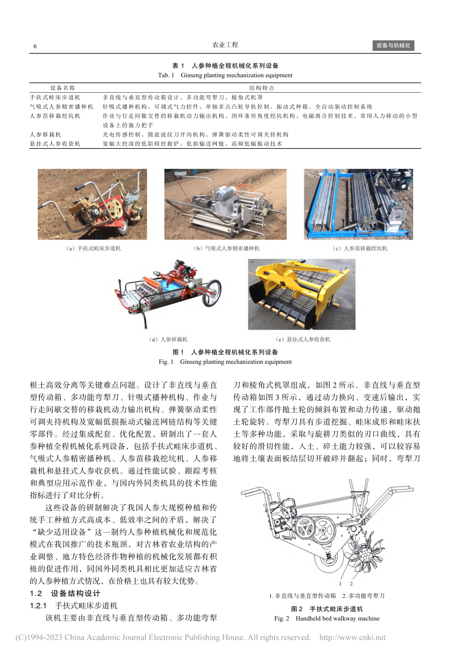 人参种植全程机械化技术装备_罗罡.pdf_第2页