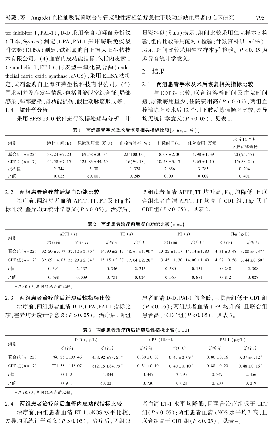 AngioJet血栓抽吸装置联合导管接触性溶栓治疗急性下肢动脉缺血患者的临床研究.pdf_第3页