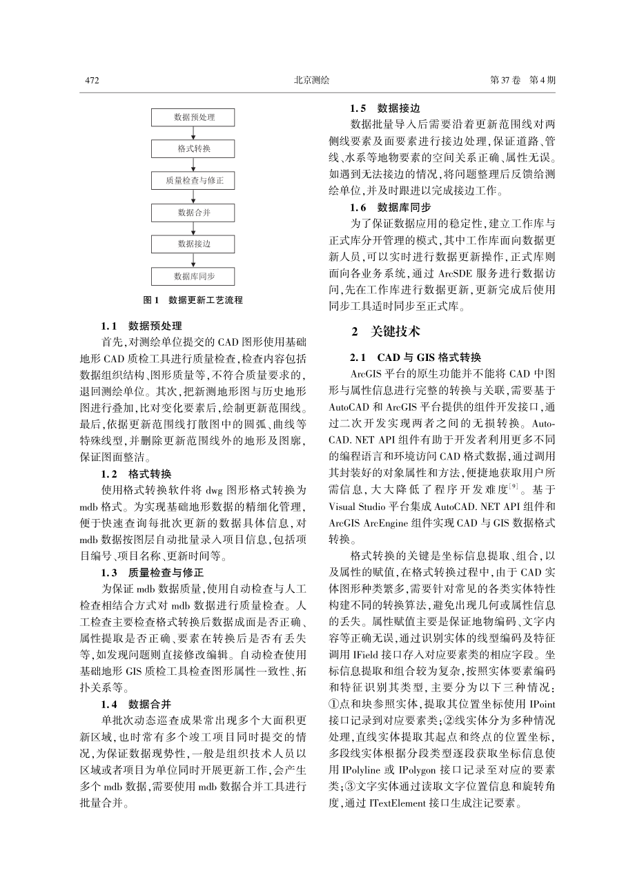 大比例尺基础地形数据库更新工艺流程及关键技术研究.pdf_第2页