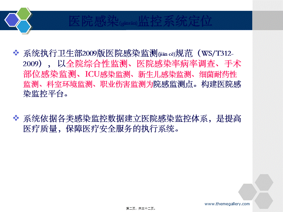 2022年医学专题—医院感染监控系统应用与操作.ppt_第2页