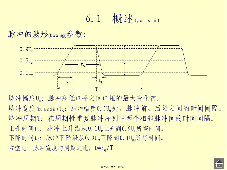 2022年医学专题—第六篇--脉冲波形的产生与整形.ppt_第2页