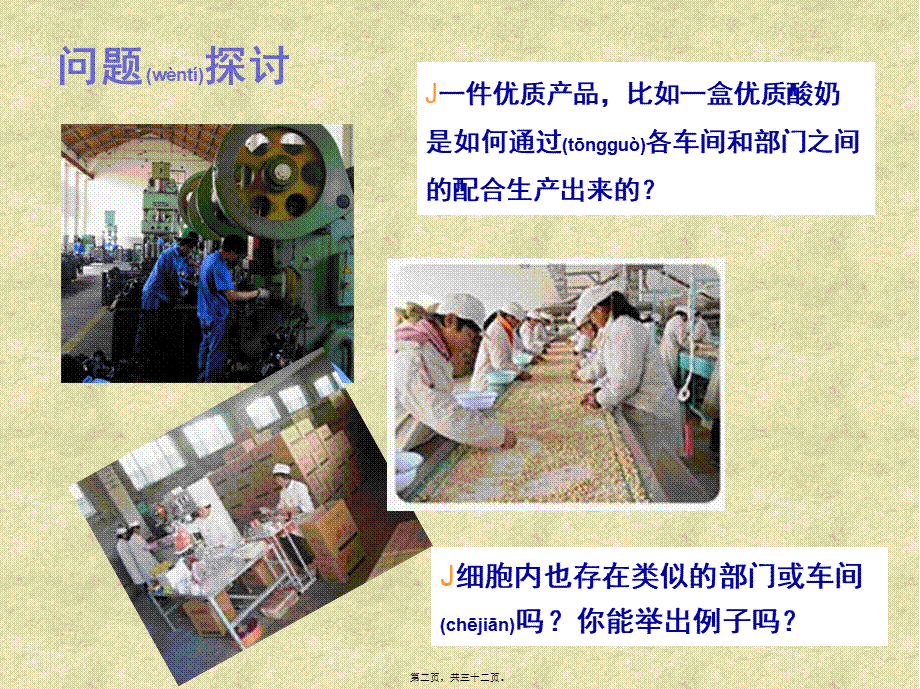 2022年医学专题—细胞器——系统内的分工合作(优质课).ppt_第2页