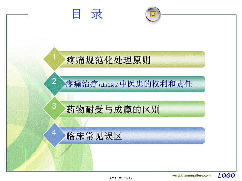 2022年医学专题—疼痛的规范化处理.ppt_第2页