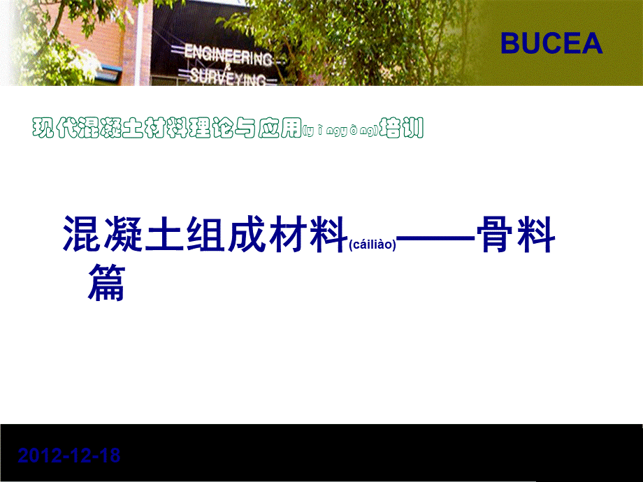 2022年医学专题—宋少民--混凝土组成材料—骨料篇.ppt_第1页