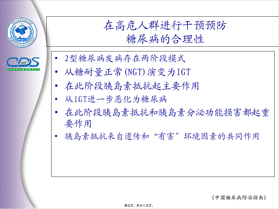 中国糖尿病防治指南.pptx_第3页