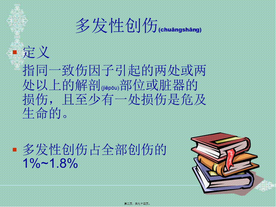 2022年医学专题—不同程度多发伤在急诊科救治的应对策略.ppt_第2页