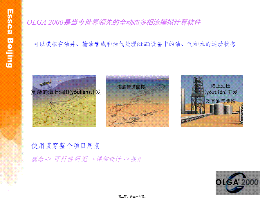 2022年医学专题—深水油气管道和水下采油树流动保障及OLGA多相流模拟.ppt_第2页