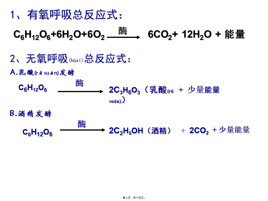 2022年医学专题—细胞呼吸及光合作用.ppt_第2页