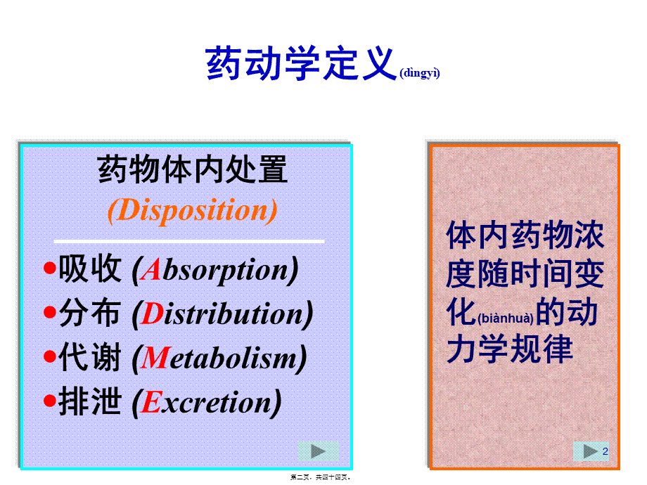 2022年医学专题—第三章-药动学c.ppt_第2页