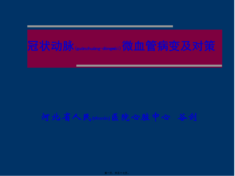 2022年医学专题—冠状动脉微血管病变及对策.ppt_第1页