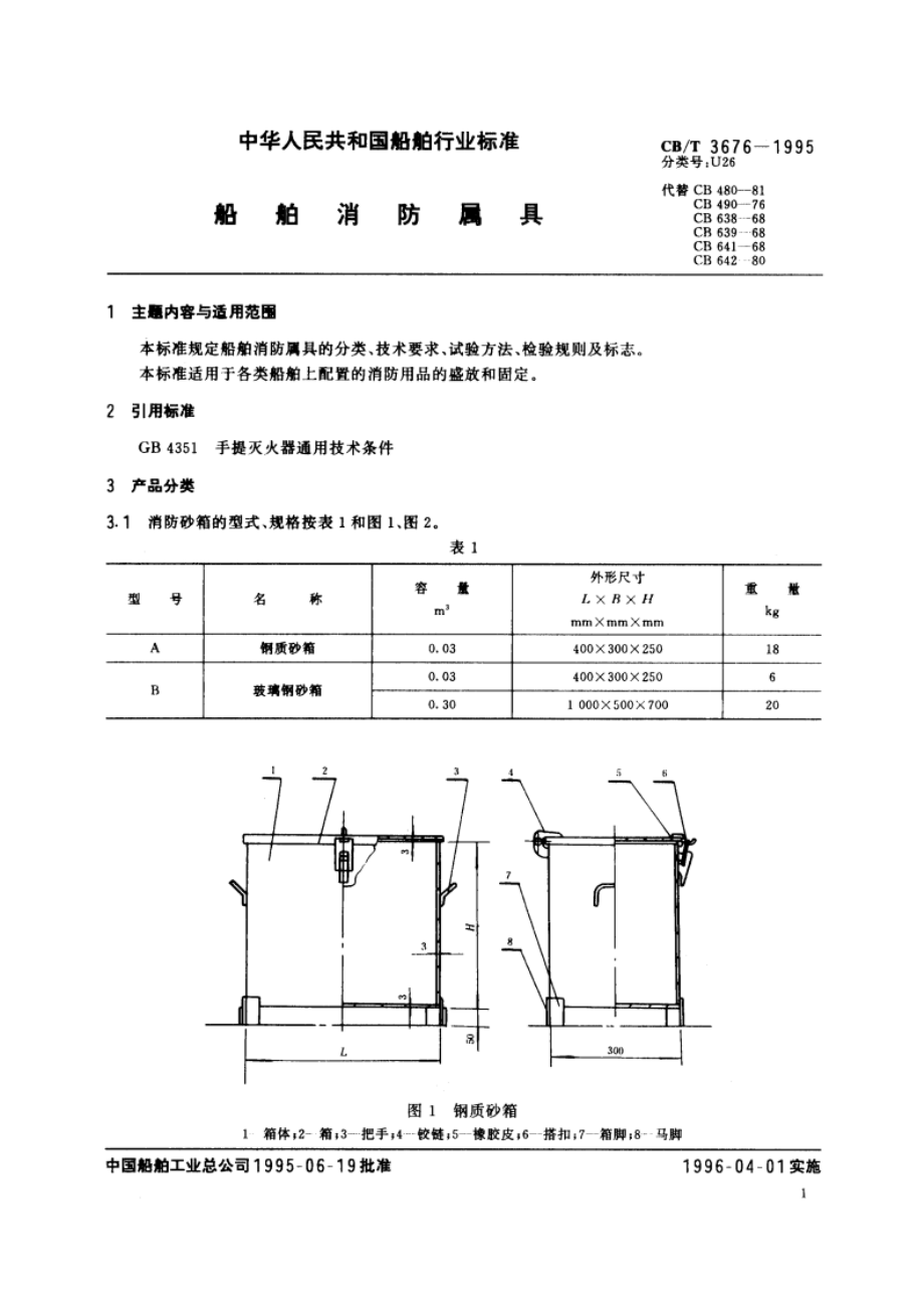 船舶消防属具 CBT 3676-1995.pdf_第2页