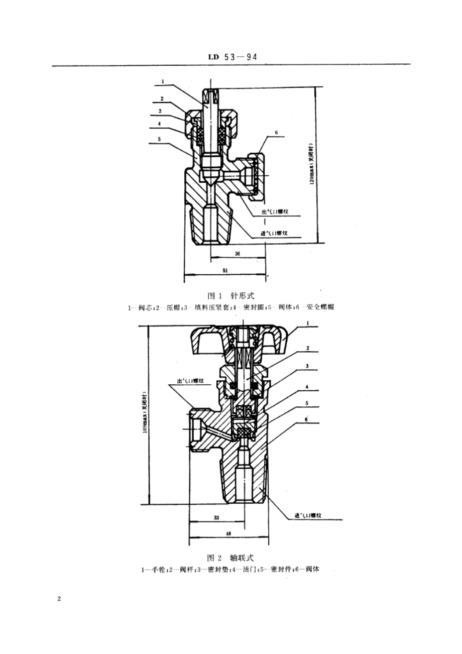 液化氟氯烷瓶阀 LD 53-1994.pdf_第3页